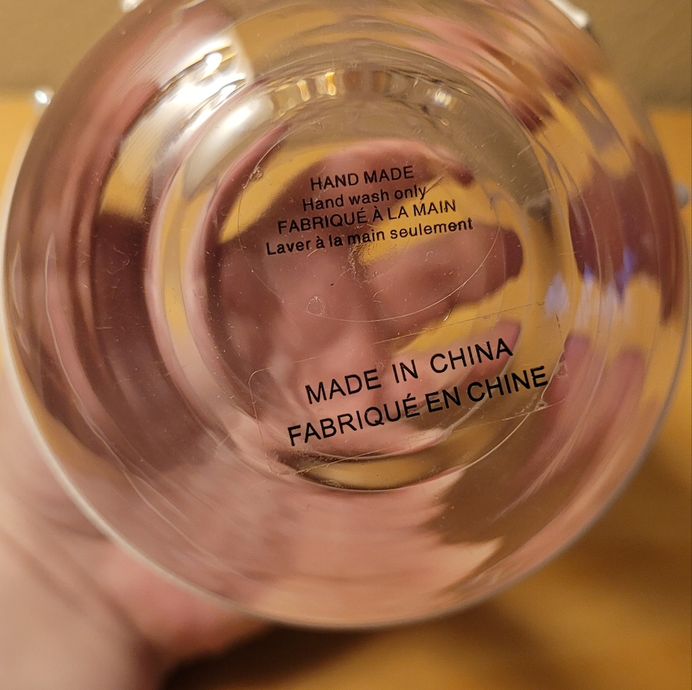 Spider Web Design Glass with Gold Accents - Picture 5 of 6